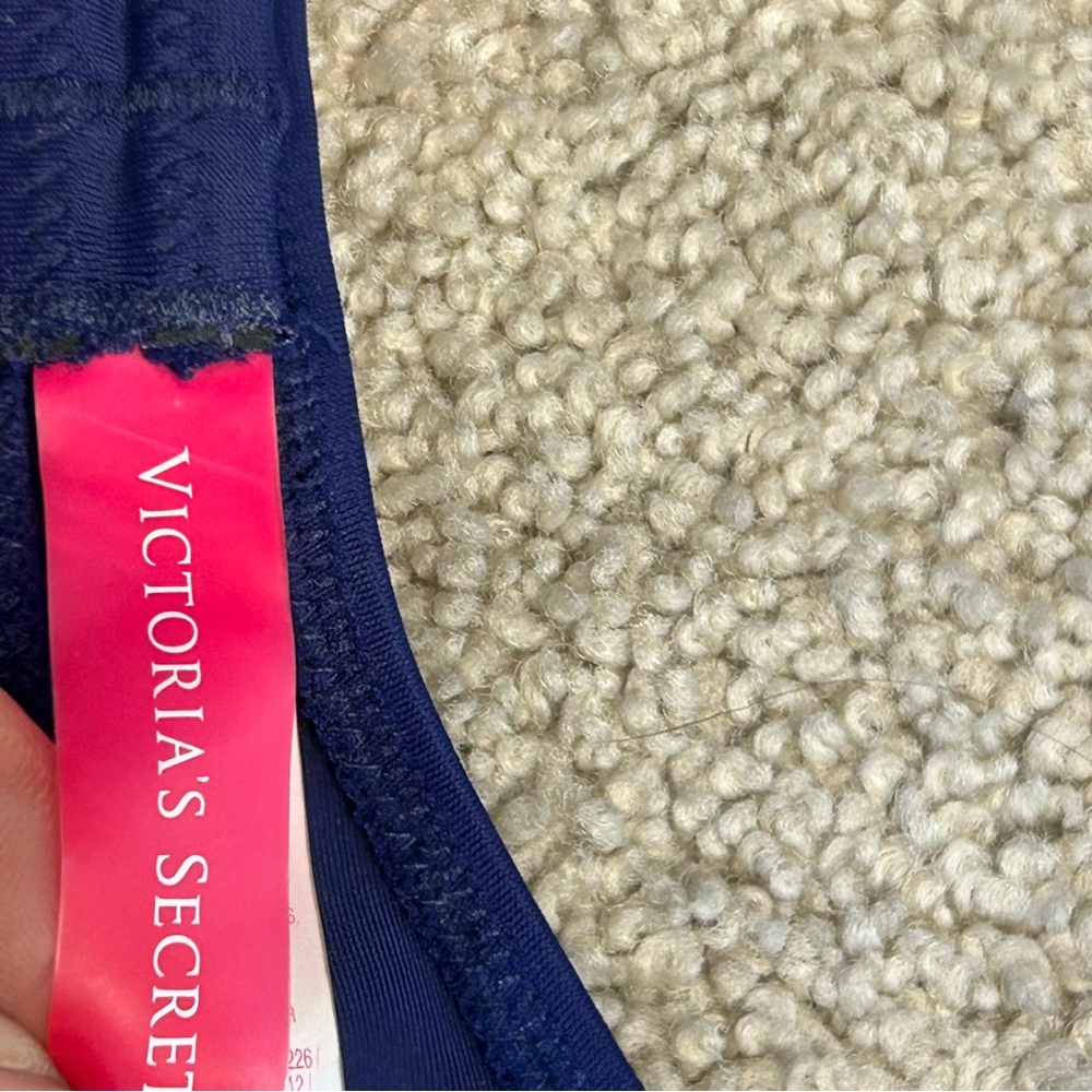 Victoria's Secret blue bandeau bikini top gem jewelled Sz M - Picture 11 of 14